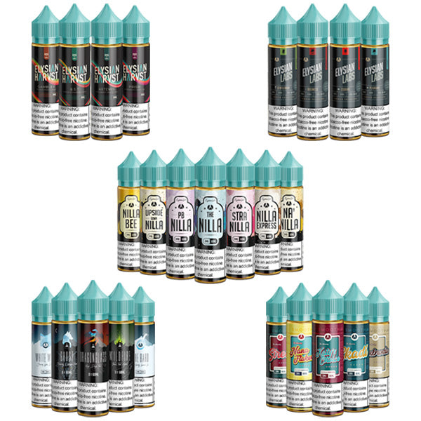 Elysian Series E-Liquid 120mL (Freebase) | Group Photo