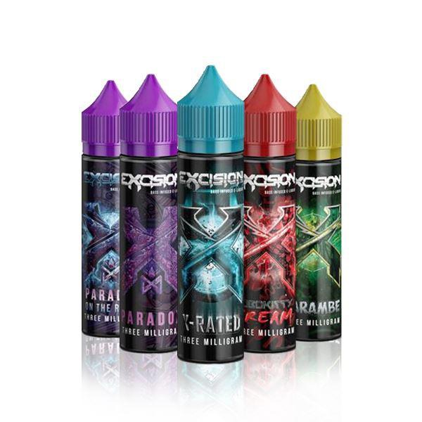 Excision Series E-Liquid 60mL (Freebase) | 3mg Group Photo 