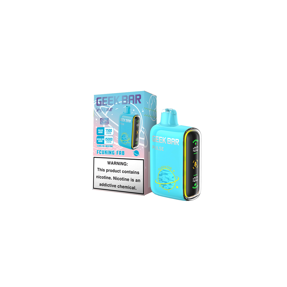 Geek Bar Pulse Disposable 15000 Puffs 16mL 50mg Fcuking Fab