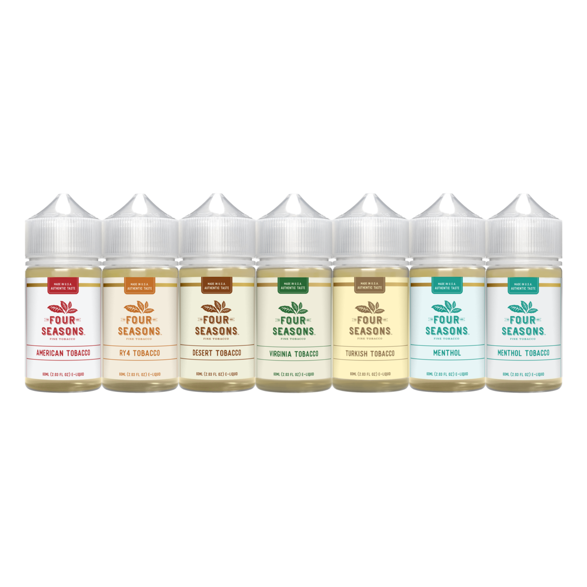 Four Seasons E-Liquid 60mL (Freebase) | 0mg Group Photo