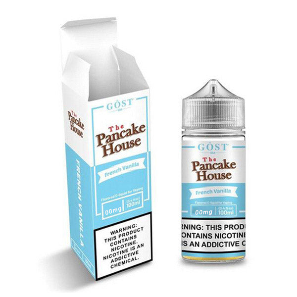 Pancake House Series E-Liquid 100mL (Freebase) | 3mg French Vanilla with packaging