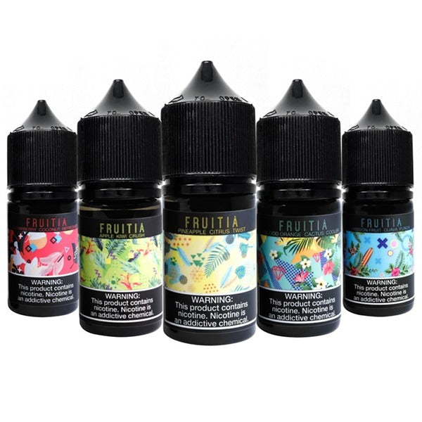 Fresh Farms FRUITIA Salt Series E-Liquid 30mL (Salt Nic) Group Photo