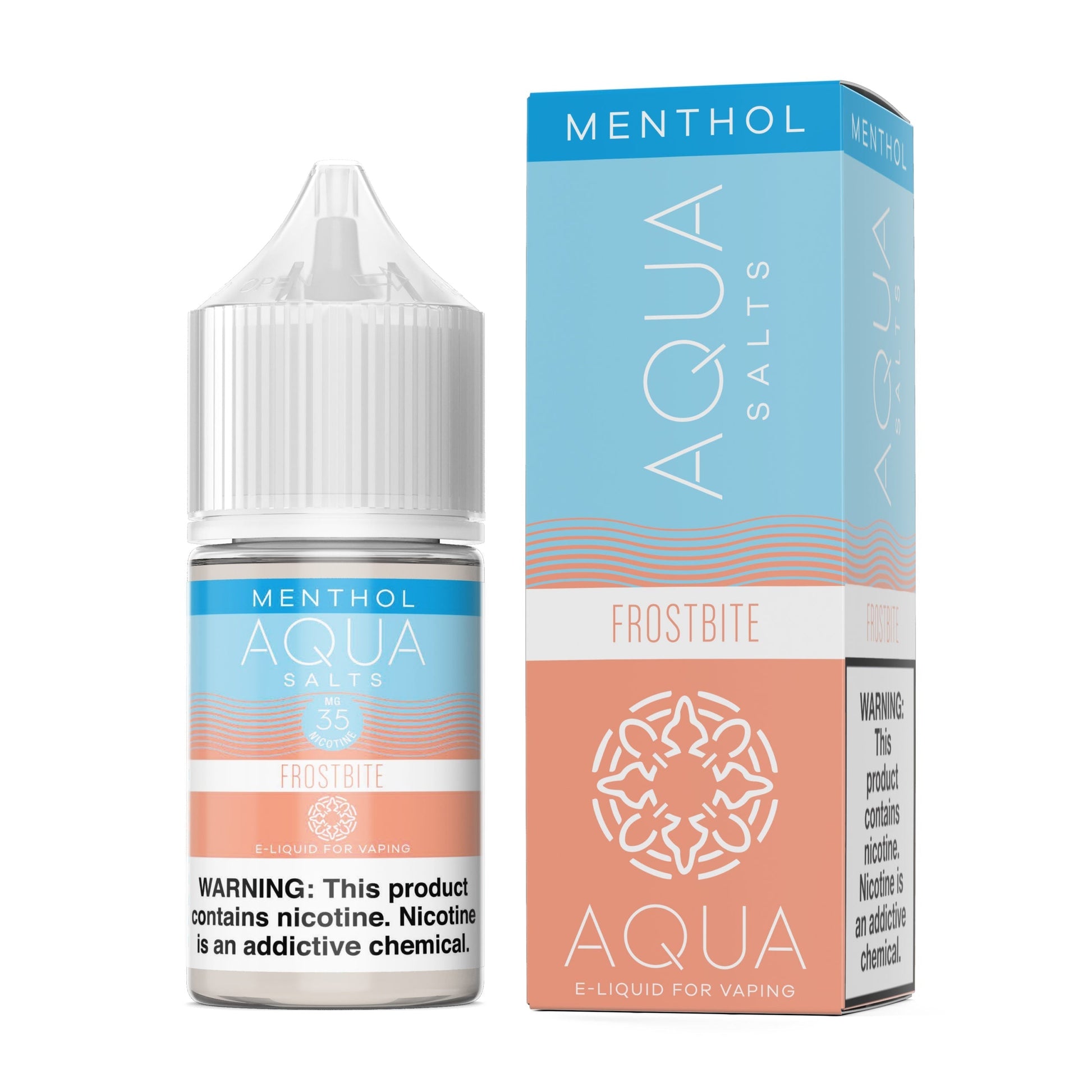 Aqua Salt Series E-Liquid 30mL (Salt Nic) | Frostbite with packaging