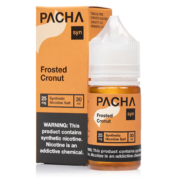 Pachamama TFN Salt Series E-Liquid 25mg | 30mL (Salt Nic) Frosted Cronut with Packaging