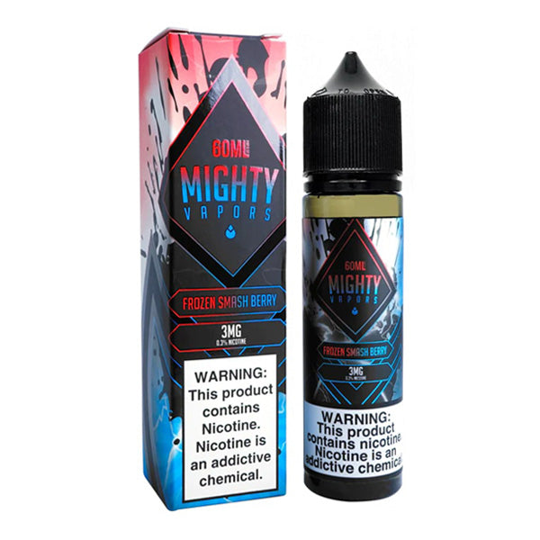 Mighty Vapors Series E-Liquid 60mL Frozen Smash Berry with packaging