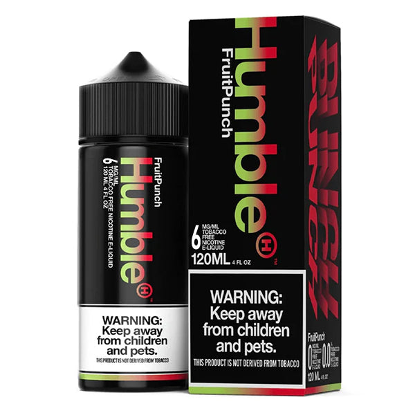 Humble TFN Series E-Liquid 0mg | 120mL (Freebase) Fruit Punch with Packaging