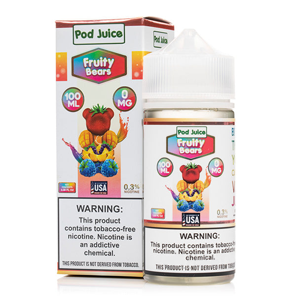 Pod Juice TFN Hyde Series E-Liquid 0mg | 100mL (Freebase) Fruity Bears