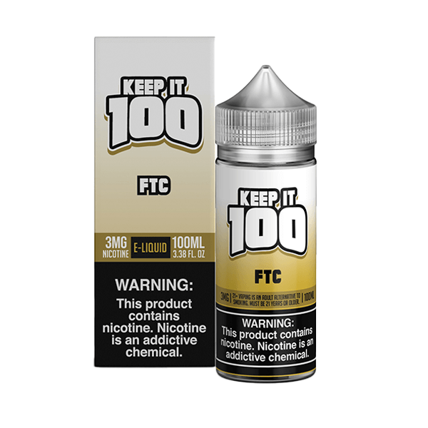 Keep It 100 TFN Series E-Liquid 0mg | 100mL (Freebase) FTC with Packaging