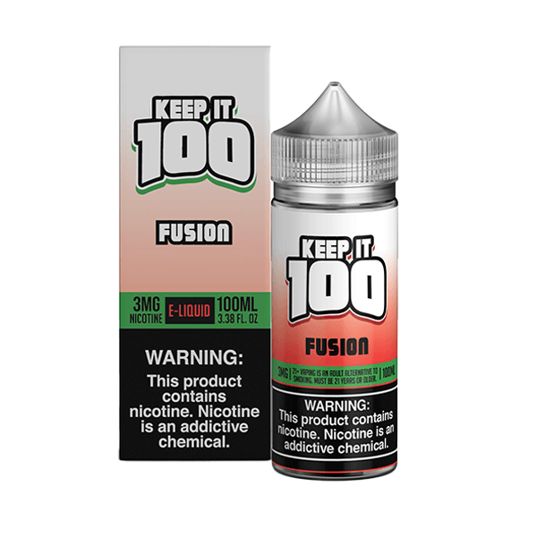 Keep It 100 TFN Series E-Liquid 0mg | 100mL (Freebase) Fusion with Packaging