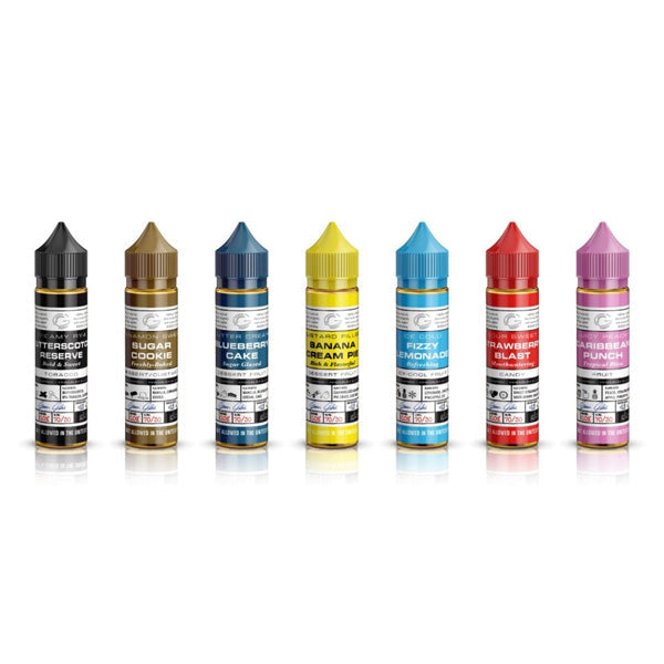 GLAS BSX TFN Series E-Liquid 0mg | 60mL (Freebase) Group Photo