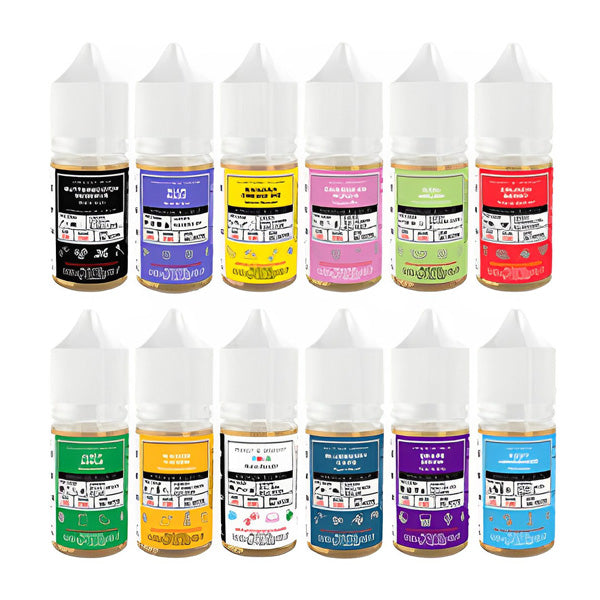 GLAS BSX TFN Salt Series E-Liquid 30mg | 30mL (Salt Nic) Group Photo