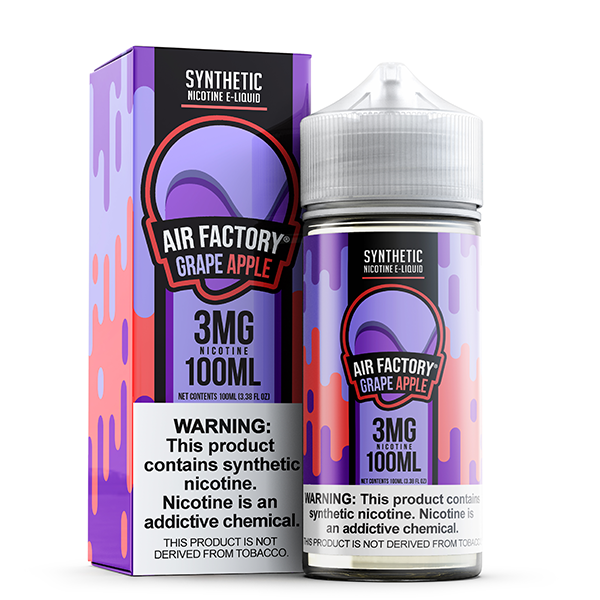 Air Factory TFN Series E-Liquid 100mL (Freebase) |  Grape Apple with packaging