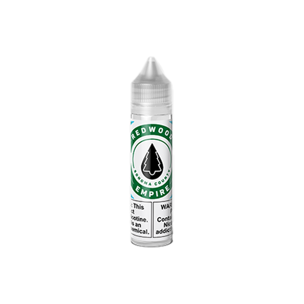 Redwood E-Liquid 60mL Green Glass Ice Dark Green bottle