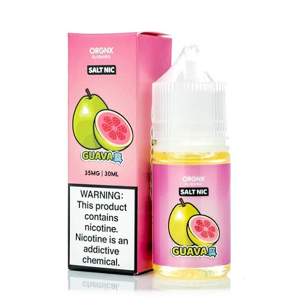 ORGNX Salt Series E-Liquid 35mg | 30mL (Salt Nic) Guava Ice With Packaging