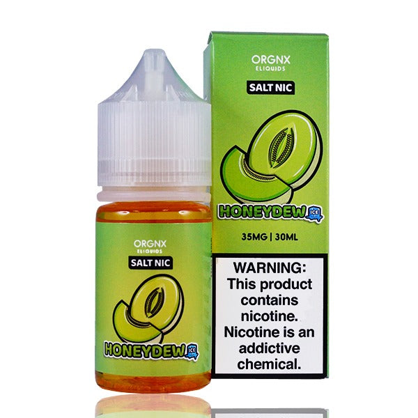 ORGNX Salt Series E-Liquid 35mg | 30mL (Salt Nic) Honeydew Ice With packaging