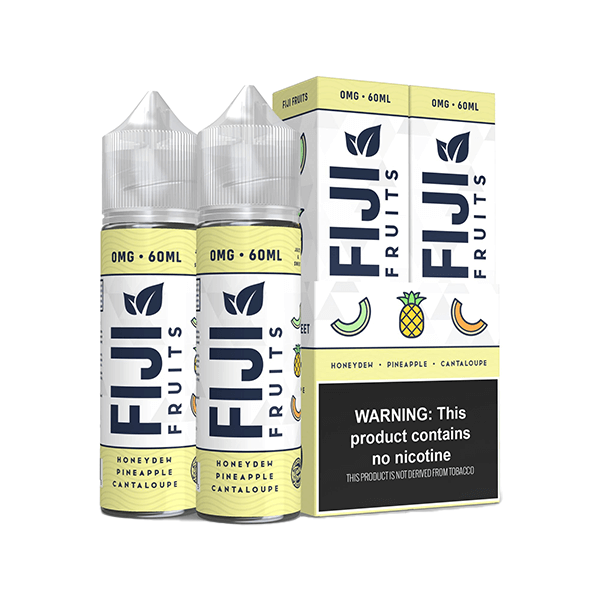 Tinted Brew Fiji Fruits Series E-Liquid x2-60mL | 0mg Honeydew Pineapple Cantaloupe with packaging