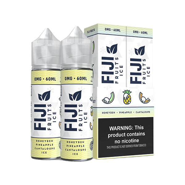 Tinted Brew Fiji Fruits Series E-Liquid x2-60mL | 0mg Honeydew Pineapple Cantaloupe Ice with packaging