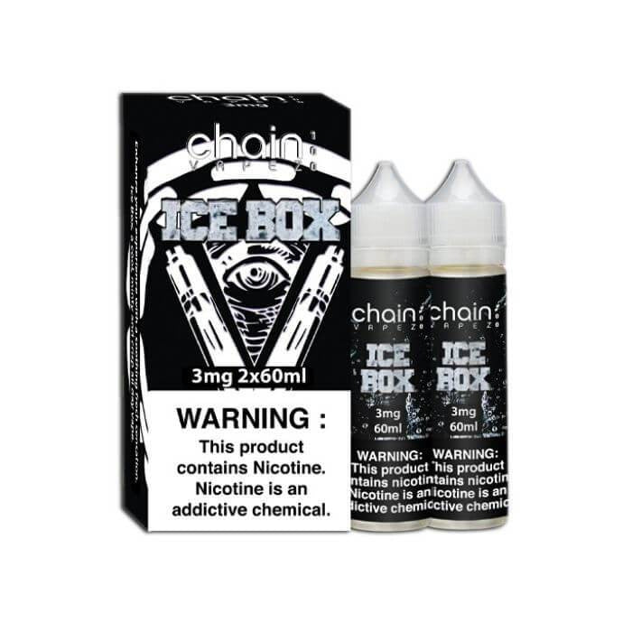 Chain Vapez Series E-Liquid x2-60mL (120mL) Ice Box with packaging