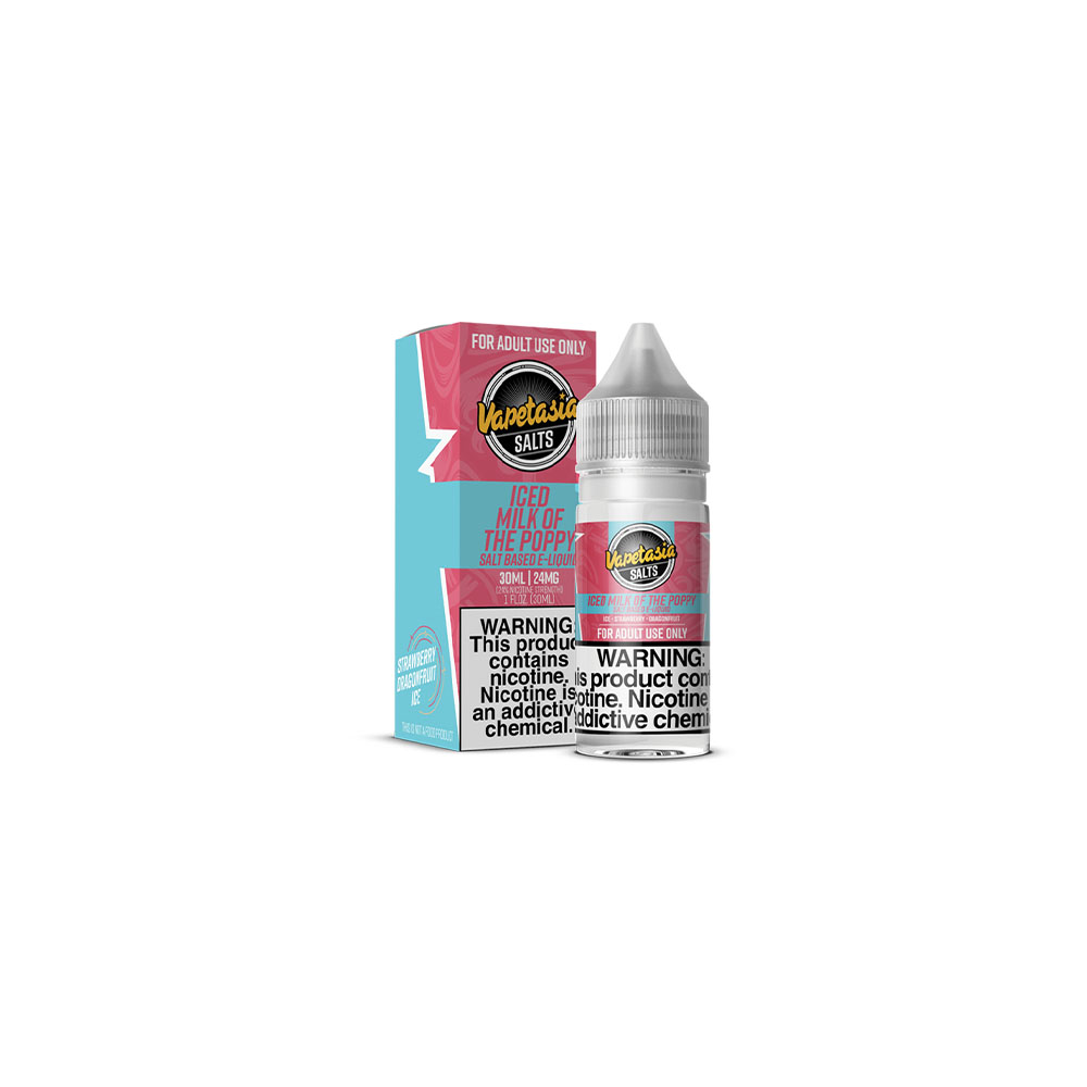 Vapetasia Salt Series E-Liquid 30mL | 24mg Iced milk of the poppy