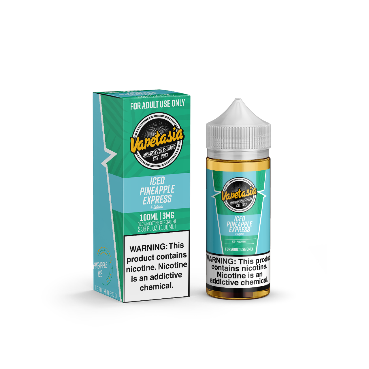 Vapetasia Series E-Liquid 100mL Iced Pineapple Express