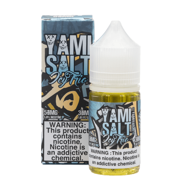 Yami Salt Series E-Liquid 30mL | 35mg Icy Trio with packaging