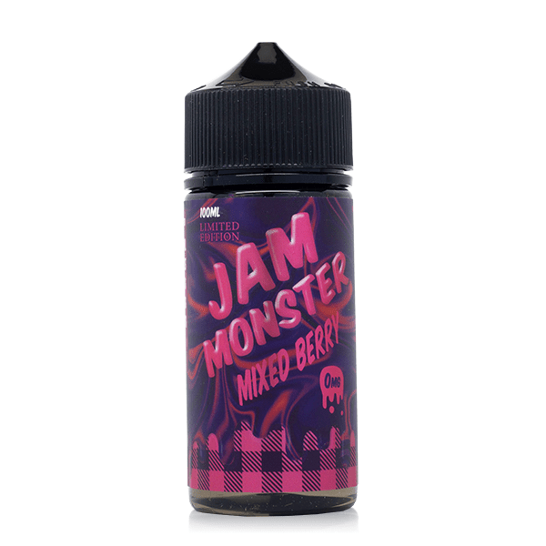 Jam Monster E-Liquid 100mL Jam Mixed Berry Bottle