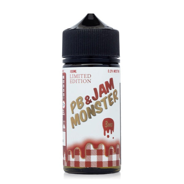 Jam Monster E-Liquid 100mL Jam PBJ Strawberry