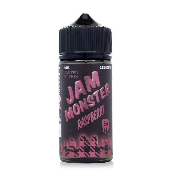 Jam Monster E-Liquid 100mL Jam Raspberry bottle