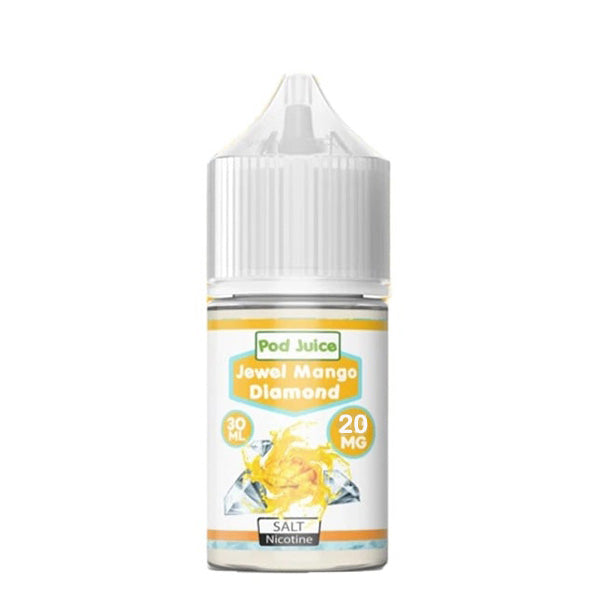 Pod Juice Salt Series E-Liquid 30mL Jewel Mango Diamond bottle