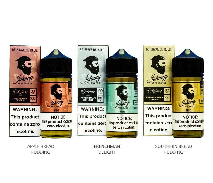 Johnny AppleVapes Series E-Liquid 100mL Group Photo