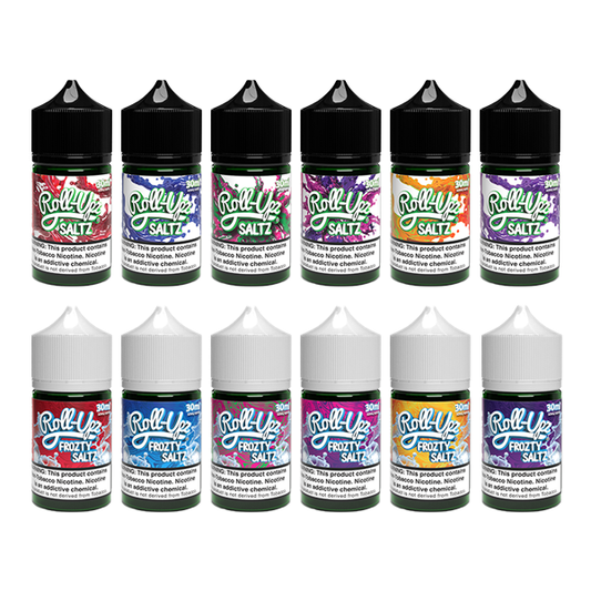 Juice Roll Upz Saltz Series E-Liquid 30mL (Salt Nic) | Group Photo