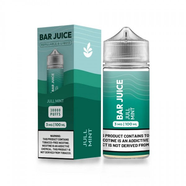 Bar Juice BJ30000 E-Liquid 100mL (Freebase) | 3mg Jull Mint with Packaging