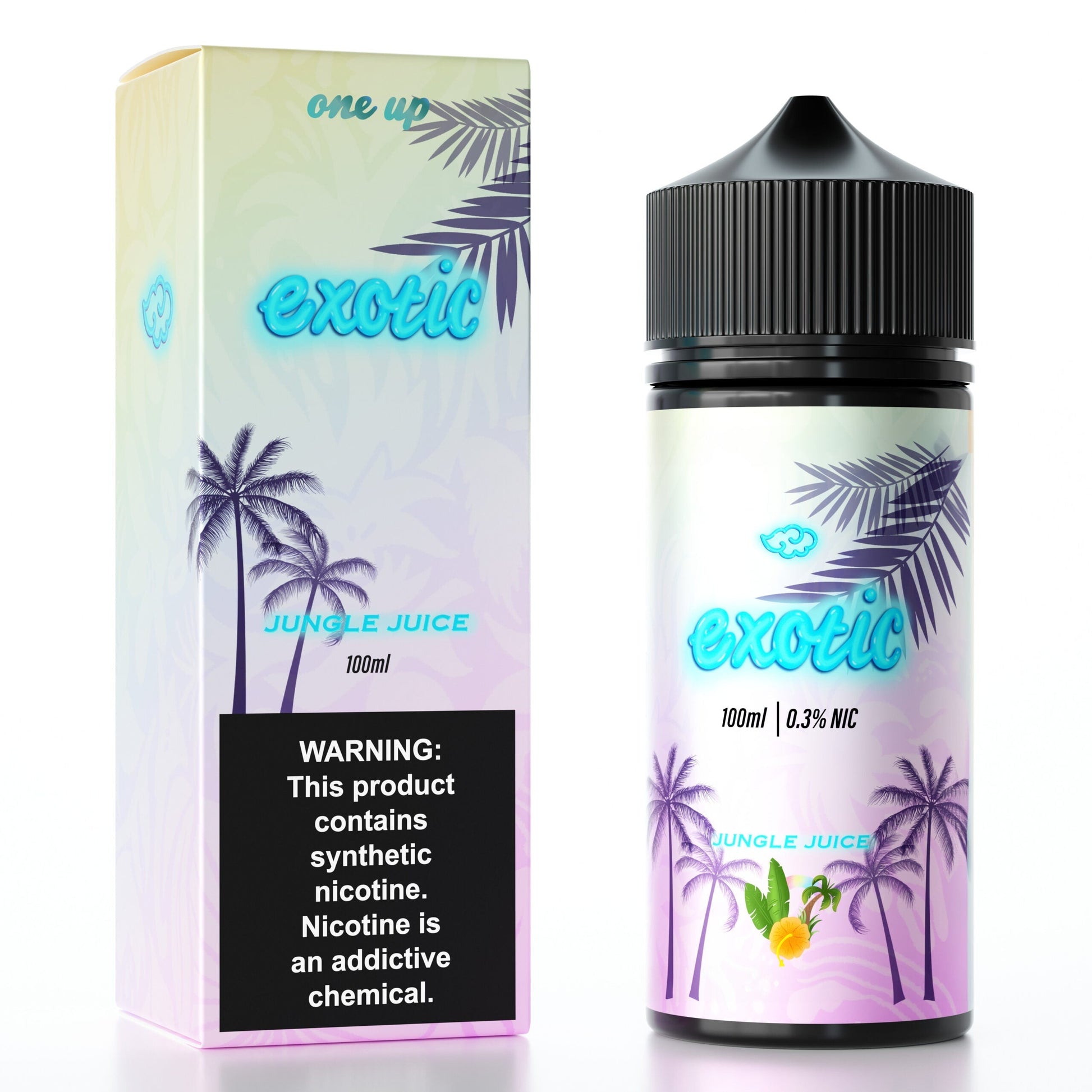 One Up TFN E-Liquid 6mg | 100mL (Freebase) Jungle Juice	 With Packaging