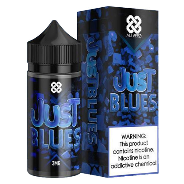 ALT ZERO Series E-Liquid 100mL (Freebase) | 3mg Just Blues with Packaging