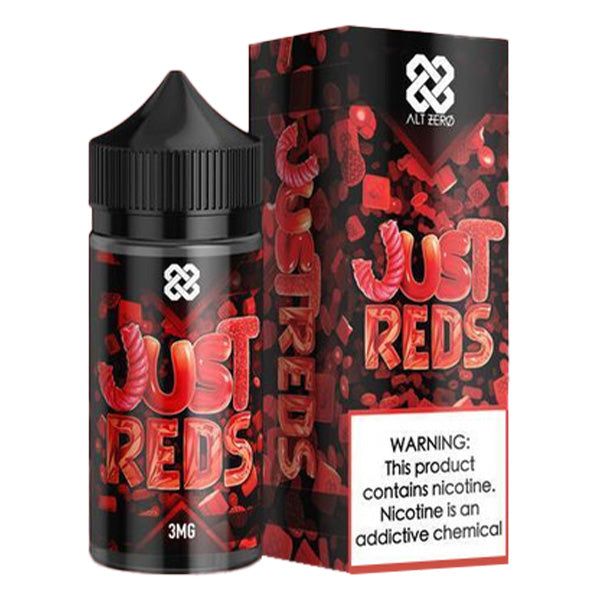 ALT ZERO Series E-Liquid 100mL (Freebase) | 3mg Just Reds with Packaging