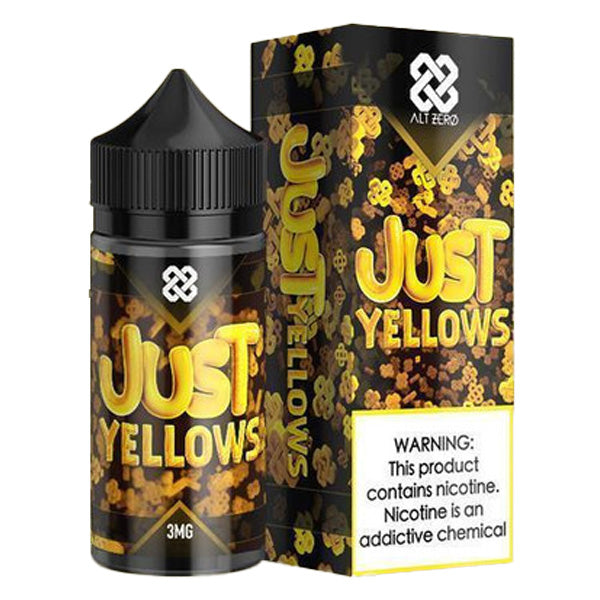 ALT ZERO Series E-Liquid 100mL (Freebase) | 3mg Just Yellows with packaging