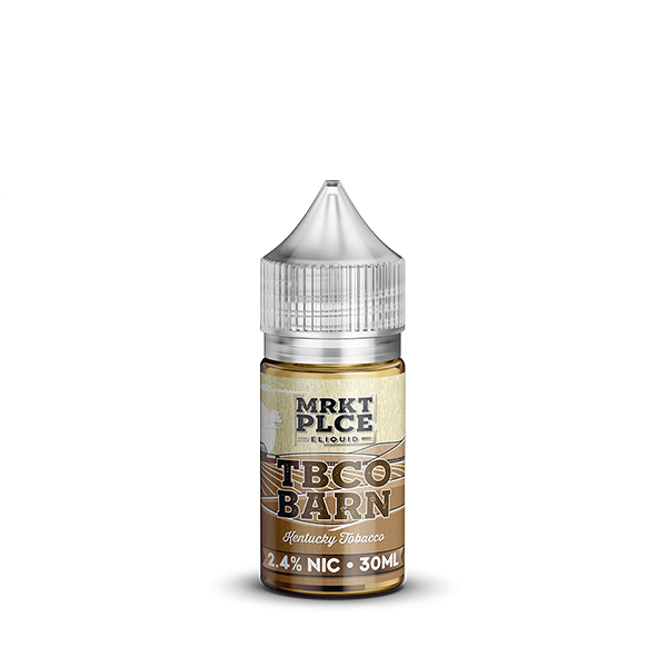 TBCO Barn by MRKT PLCE Salt Series E-Liquid 24mg | 30mL (Salt Nic) Kentucky Tobacco