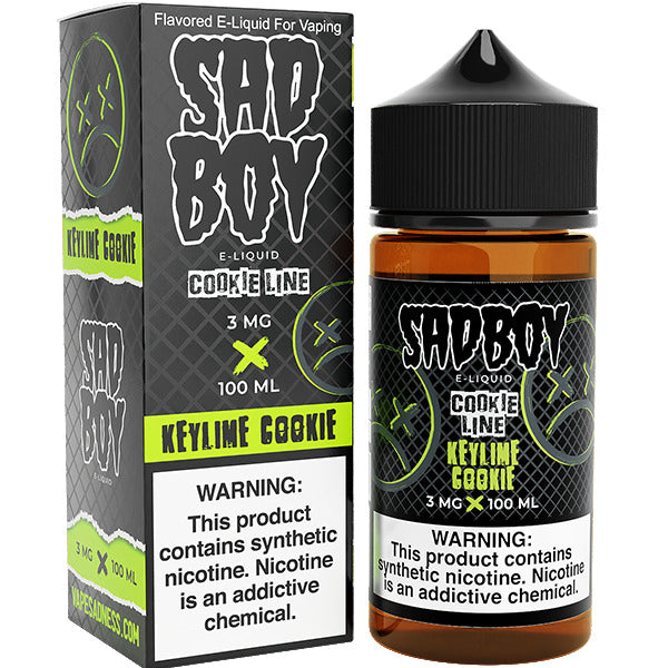 Sadboy Series E-Liquid 100mL | 0mg Keylime Cookie