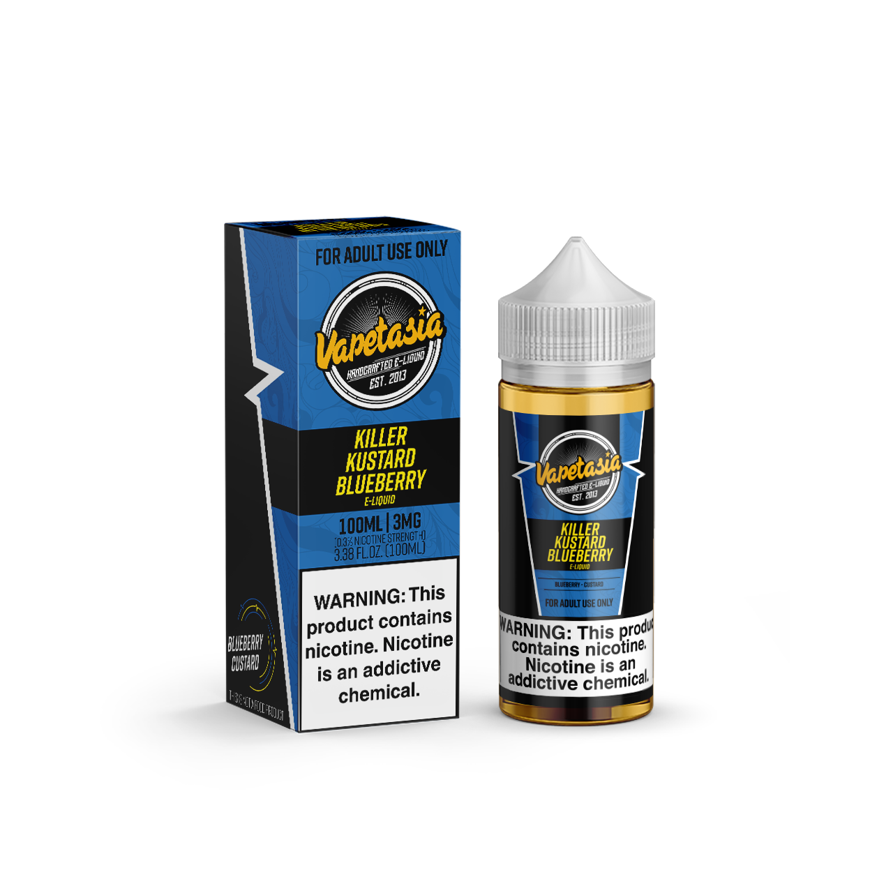 Vapetasia Series E-Liquid 100mL Killer Kustard Blueberry