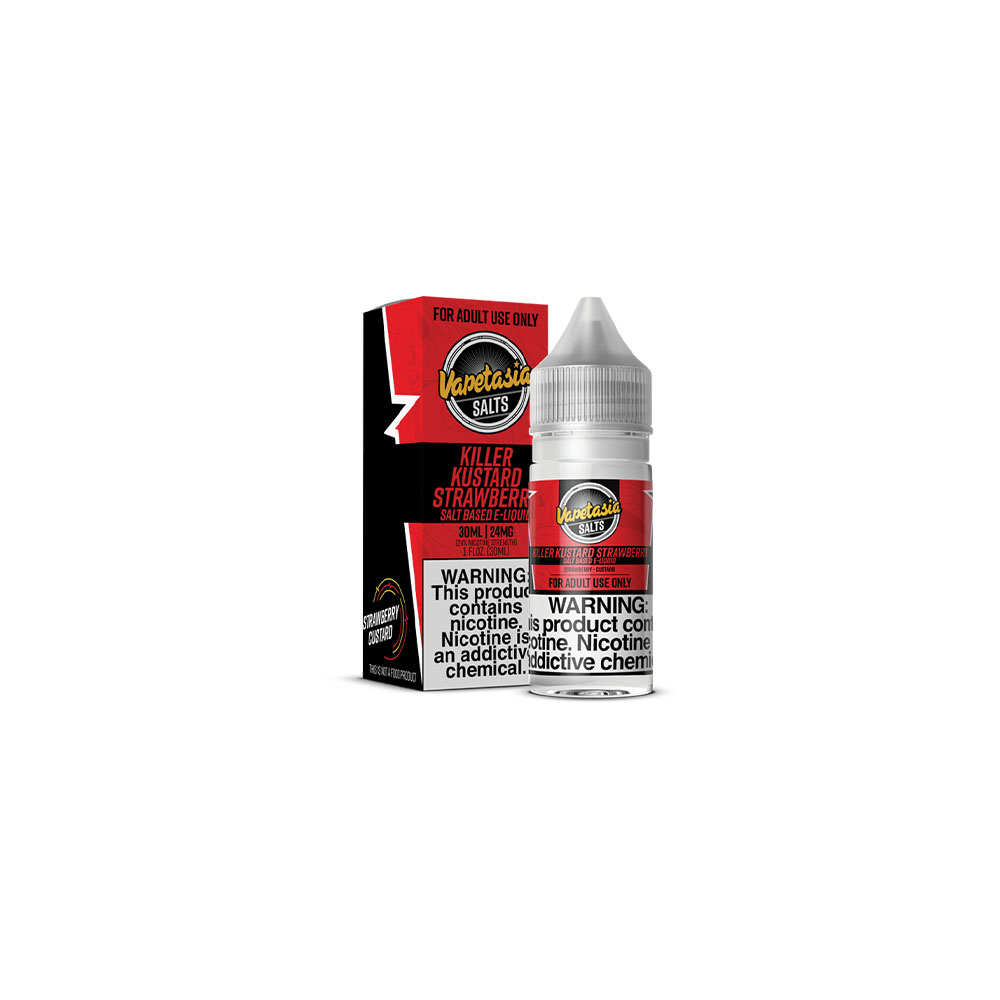 Vapetasia Salt Series E-Liquid 30mL | 24mg Killer Kustard Strawberry