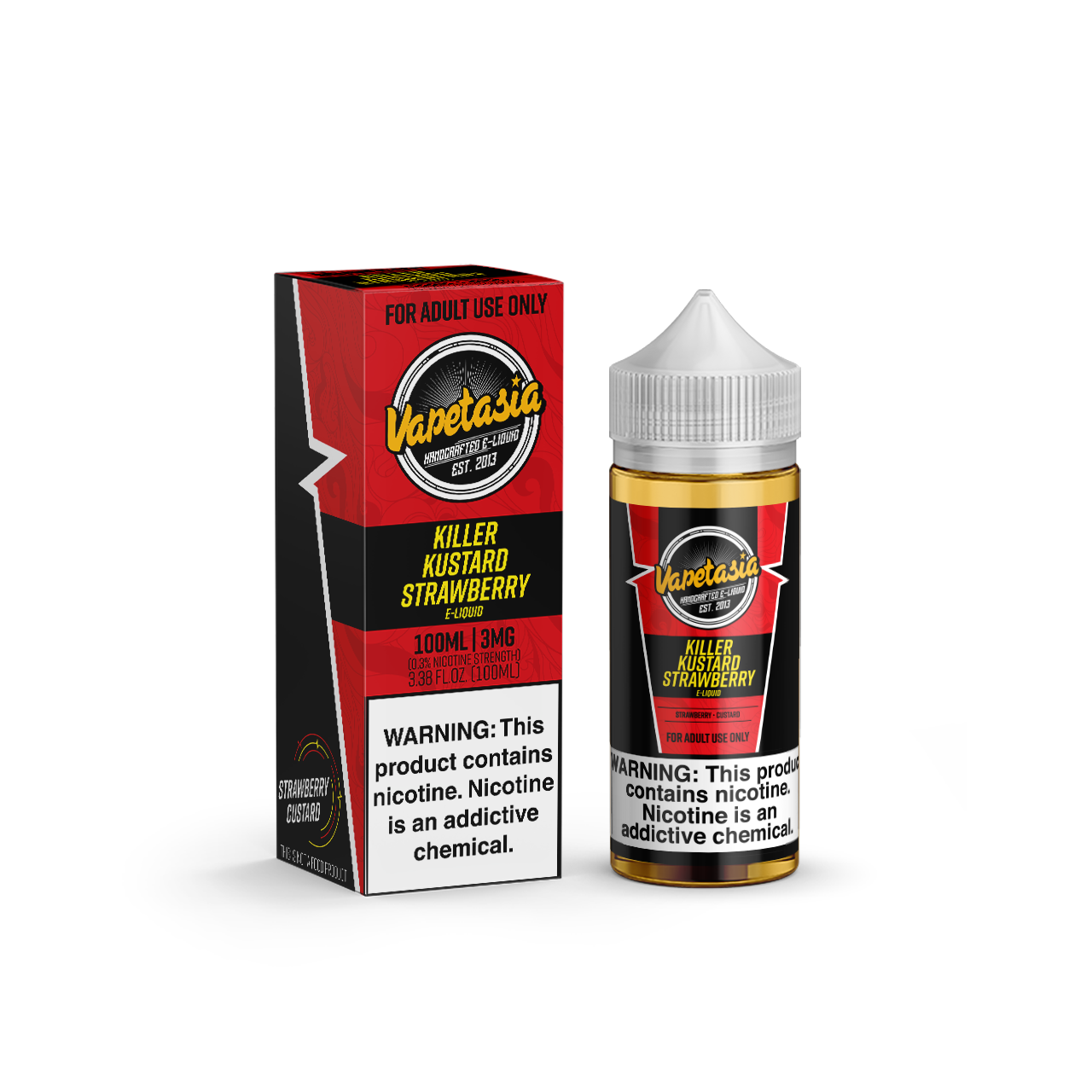 Vapetasia Series E-Liquid 100mL Killer Kustard Strawberry