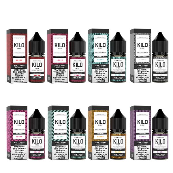 Kilo Salt Series E-Liquid 30mL Group Photo