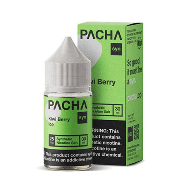 Pachamama TFN Salt Series E-Liquid 25mg | 30mL (Salt Nic) Kiwi Berry Ice with Packaging