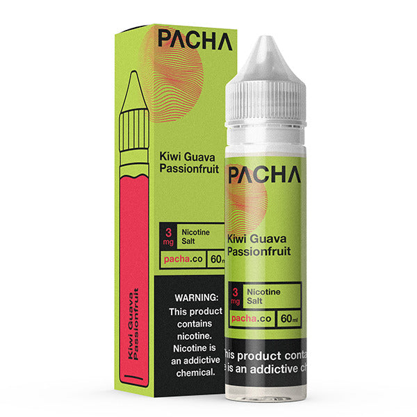 Pachamama TFN Series E-Liquid 0mg | 60mL (Freebase) Kiwi Guava Passionfruit with Packaging