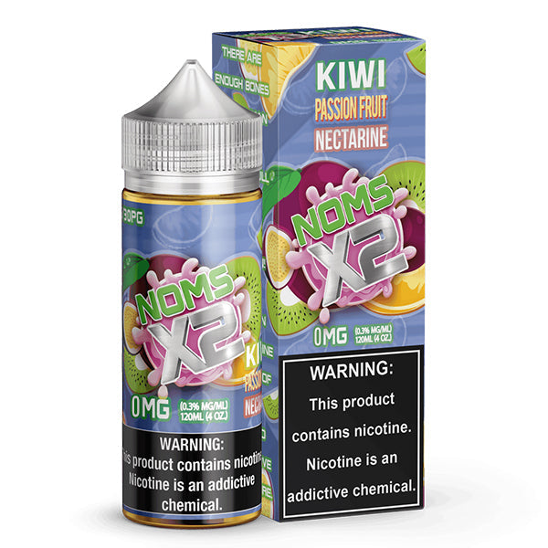 Kiwi Passionfruit Nectarine by Nomenon and Freenoms Series E-Liquid 0mg | 120mL (Freebase)