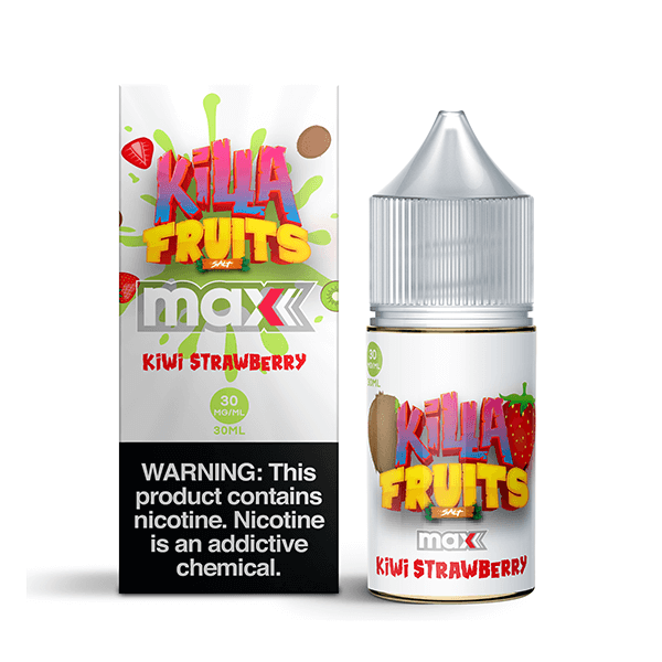 Killa Fruits Max TFN Salt Series E-Liquid 30mL (Salt Nic) | 30mg Kiwi Strawberry with packaging