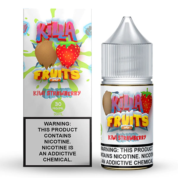 Killa Fruits Salt Series E-Liquid 30mL (Salt Nic) | 30mg Kiwi Strawberry on Ice with packaging