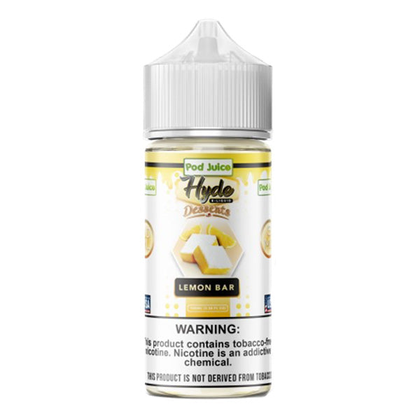 Pod Juice TFN Hyde Series E-Liquid 0mg | 100mL (Freebase) Lemon Bar