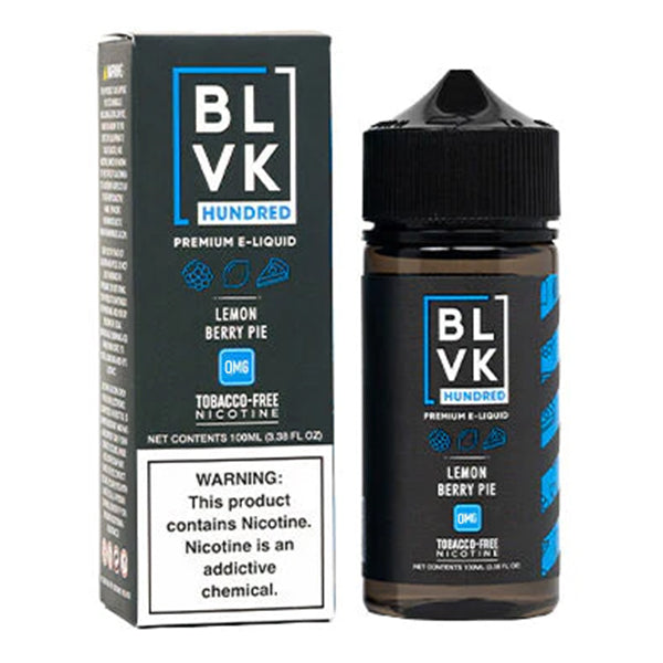 BLVK TFN Series E-Liquid 100mL (Freebase) | 0mg Lemon Berry Pie with Packaging