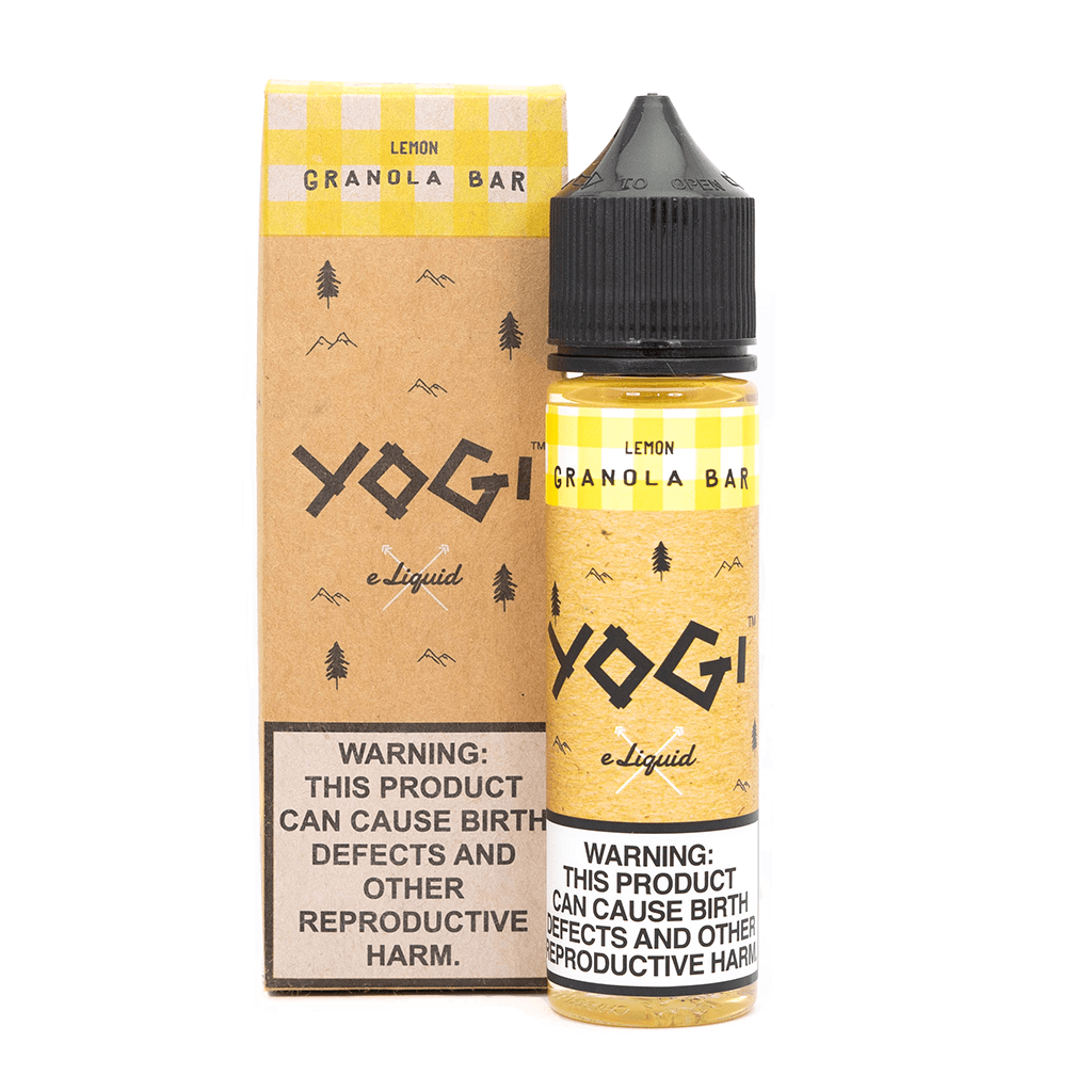 Yogi E-Liquid 60mL | 0mg (Original & Farms Series) Lemon with packaging